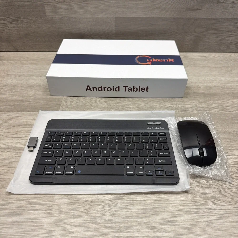 Ultrathin Wireless Bluetooth Keyboard for IOS, Android,‎ Windows W/ Mouse USB's